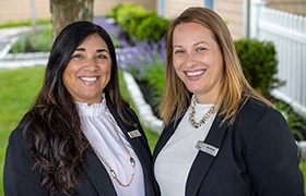 Lori and Michele, the team members who handle insurance at Clear Coast Dental