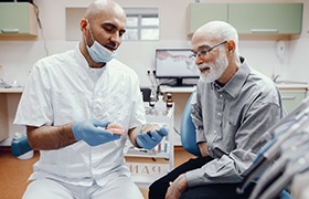 patient taking to dentist in New Bedford